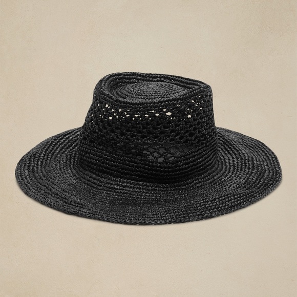 Banana republic Crochet wide brim sun hat